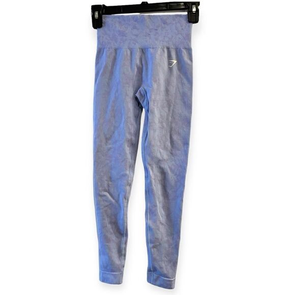 Gymshark Purple Blue High Rise Adapt Animal Seamless Leggings Size XS - Picture 3 of 5